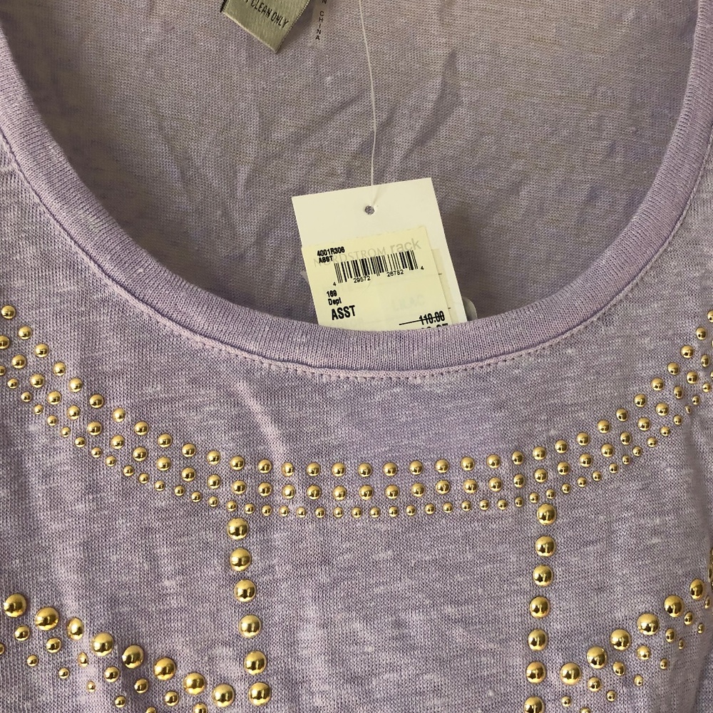 Designer Studded long sleeve top by Alberto Makali